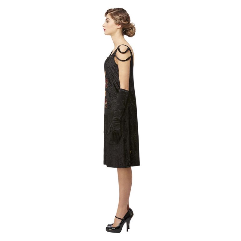 Costumes Australia Peaky Blinders Polly Gray Costume Adult Black_3