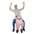 Costumes Australia Piggyback Pig Costume Pink Adult_2