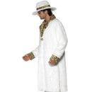 Costumes Australia Pimp Costume Adult White Aand Leopard Skin Faux Fur Coat Hat Trousers_3