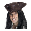 Costumes Australia Size Chart Pirate Tricorn Hat Adult Brown