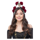 Costumes Australia Purple Rose & Skull Hand Headband Adult_1