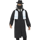 Costumes Australia Rabbi Costume Adult Black Long Jacket_1
