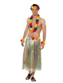 Costumes Australia Size Chart Rainbow Hawaiian Set Adult Multi Coloured Garland Headband Wristband