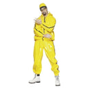 Costumes Australia Rapper Suit Ali G Adult Yellow PVC Tracksuit_2