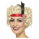 Costumes Australia Size Chart Red Satin Charleston Headband Adult