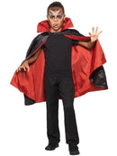 Costumes Australia Reversible Vampire Cape Child Black Red_1