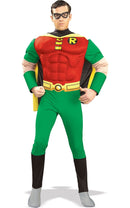 Costumes Australia Robin Muscle Costume DC Comics Classic TV Show Adult_1