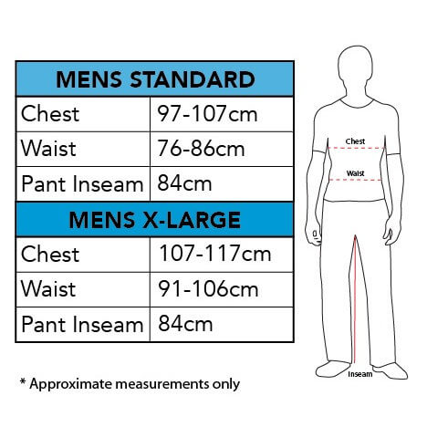 Costumes Australia Size Chart The Batman Costume Mens Printed Muscle Batsuit DC Comics