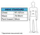Costumes Australia Size Chart Rum Runner Pirate Man Costume