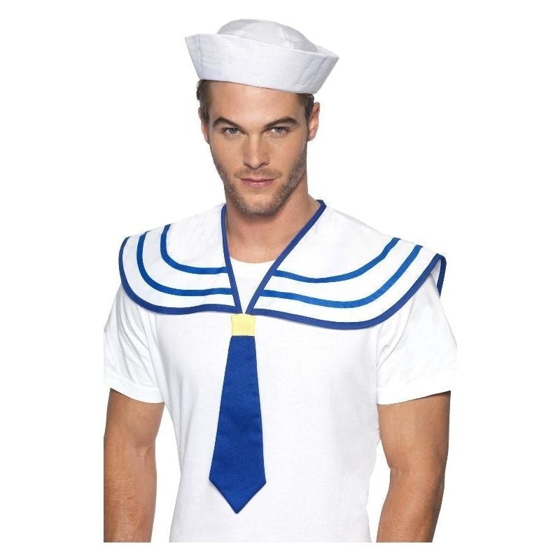 Costumes Australia Size Chart Sailor Neck Tie Adult White Blue
