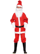 Costumes Australia Santa Boy Costume Kids Red White_3