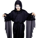 Costumes Australia Screamer Ghost Robe Kids Black_1