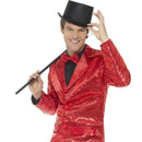 Costumes Australia Sequin Jacket Mens Adult Red_1