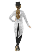Costumes Australia Sequin Tailcoat Jacket Ladies Adult Silver_4