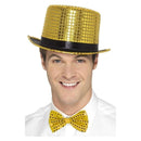 Costumes Australia Sequin Top Hat Adult Gold_2