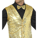 Costumes Australia Sequin Waistcoat Adult Gold_1