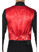Costumes Australia Sequin Waistcoat Adult Red_4