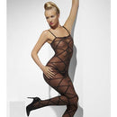 Costumes Australia Sheer Body Stocking Adult Black_1