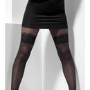 Costumes Australia Sheer Tights Adult Black_1