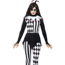 Costumes Australia Sinister Female Jester Costume Adult Black_1