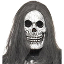 Costumes Australia Sinister Skeleton Mask Adult Grey_1