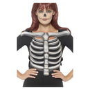 Costumes Australia Size Chart Skeleton Rib Cage Top Unisex Adult White