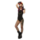 Costumes Australia Smiley Bodysuit Black_1