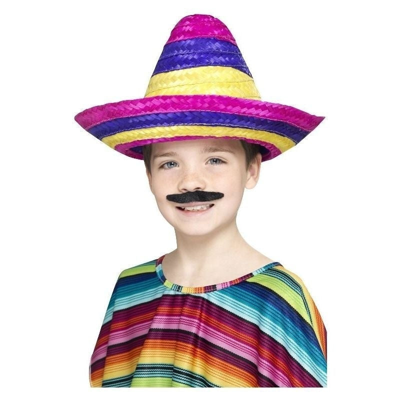 Costumes Australia Size Chart Sombrero Hat Kids Multi Coloured