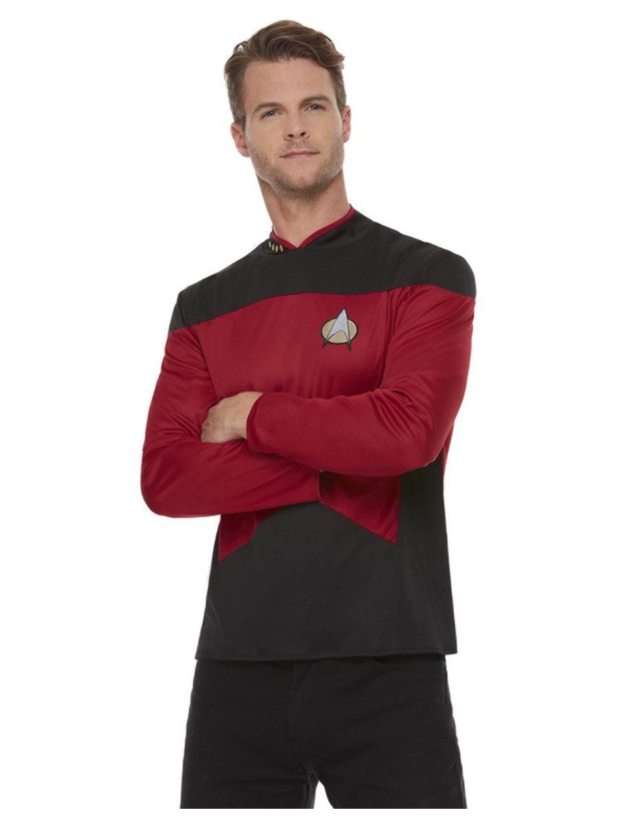 Star Trek The Next Generation Command Uniform Adult Maroon Star Trek The Next Generation Command Uniform Adult Maroon