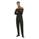 Costumes Australia Star Trek Voyager Operations Uniform Adult Gold Black Jumpsuit_1
