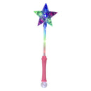 Costumes Australia Star Wand Pink Light Up With Disco Ball 40cm Costume Accessory_1