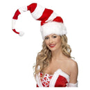 Costumes Australia Size Chart Striped Santa Hat Adult Red White Wired