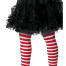 Costumes Australia Striped Tights Childs Child Redandwhite_1
