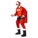 Costumes Australia Super Fit Santa Costume & Beard Red Adult_3