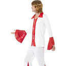Costumes Australia Super Trooper Male Adult White Red Disco Costume_2