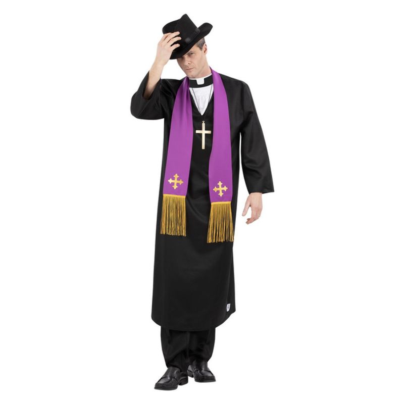 Costumes Australia The Exorcist Father Merrin Priest Costume Robe Adult_1