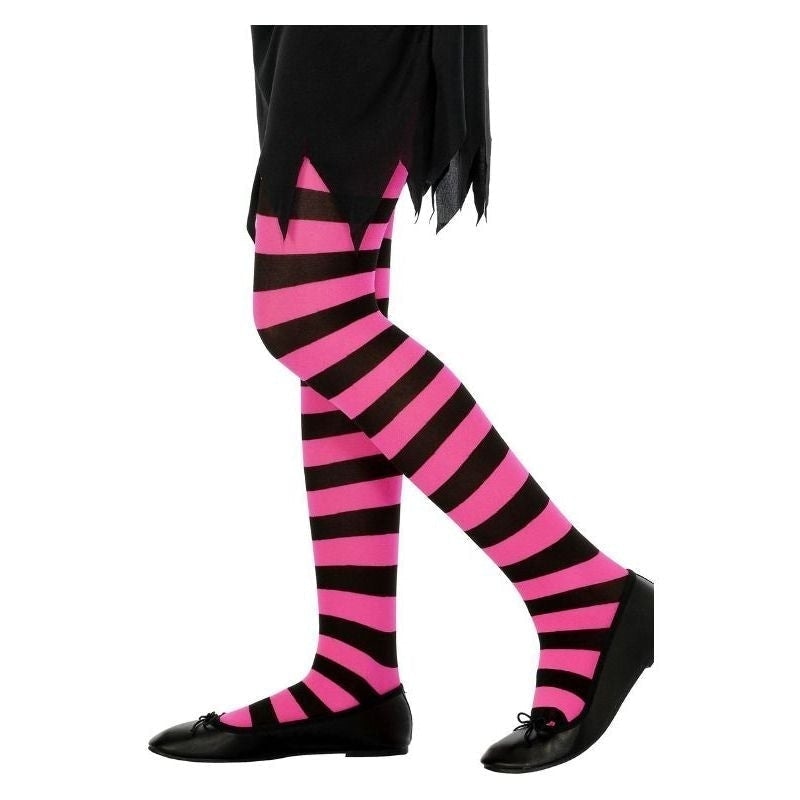 Costumes Australia Tights Kids Black Fucsia_2
