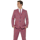 Costumes Australia Union Jack Suit Adult Red Blue Patriotic Costume_2