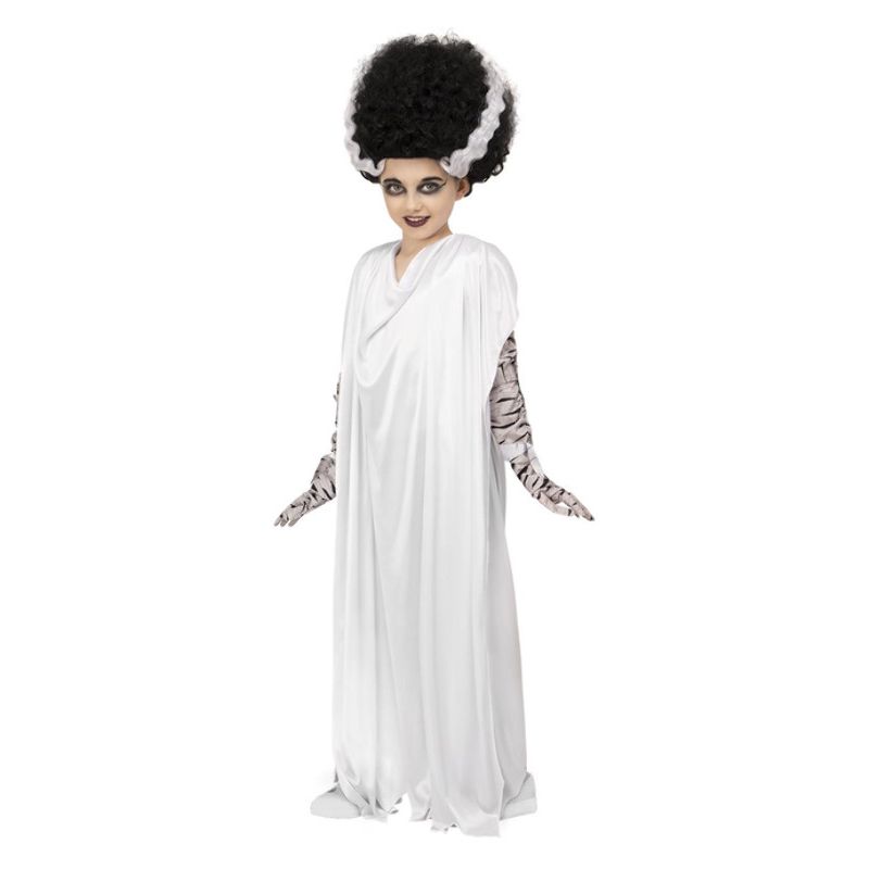 Costumes Australia Universal Monsters Bride of Frankenstein Costume Child White_1