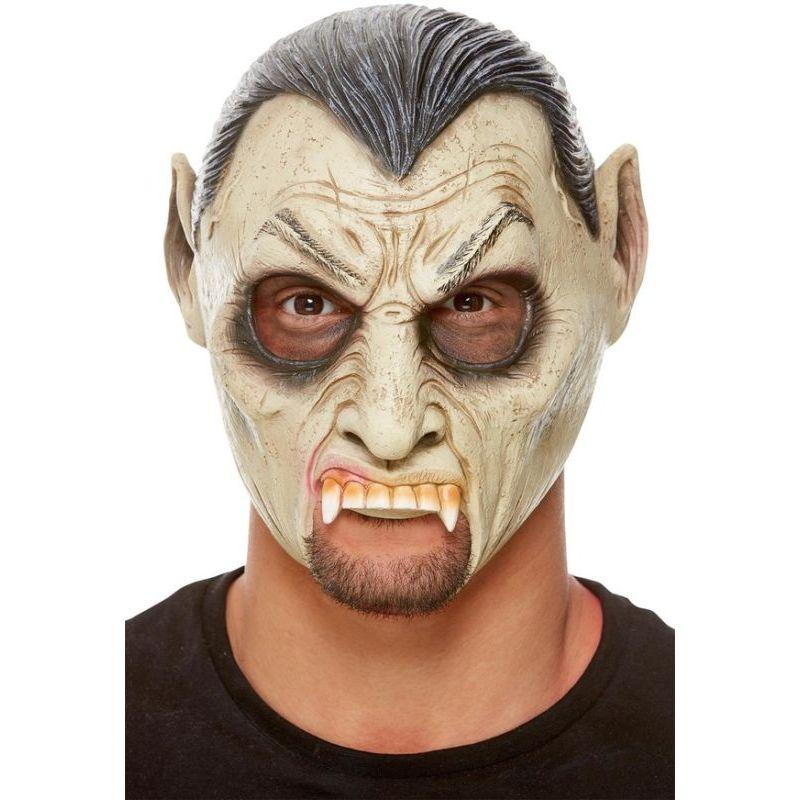 Costumes Australia Vampire Latex Mask Adult Grey_1