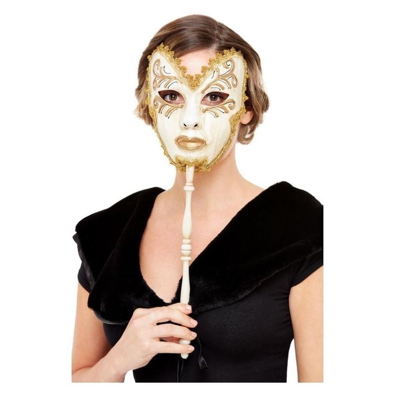 Costumes Australia Venetian Mask Cream_1