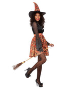 Costumes Australia Vintage Witch Costume Womens Orange Dress_2