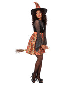 Costumes Australia Vintage Witch Costume Womens Orange Dress_3
