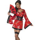 Costumes Australia Vodka Geisha Costume Red Dress Belt Shot Glass Holders_2