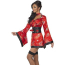 Costumes Australia Vodka Geisha Costume Red Dress Belt Shot Glass Holders_4