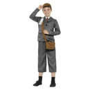 Costumes Australia WW2 Evacuee Boy Costume Kids Grey_2