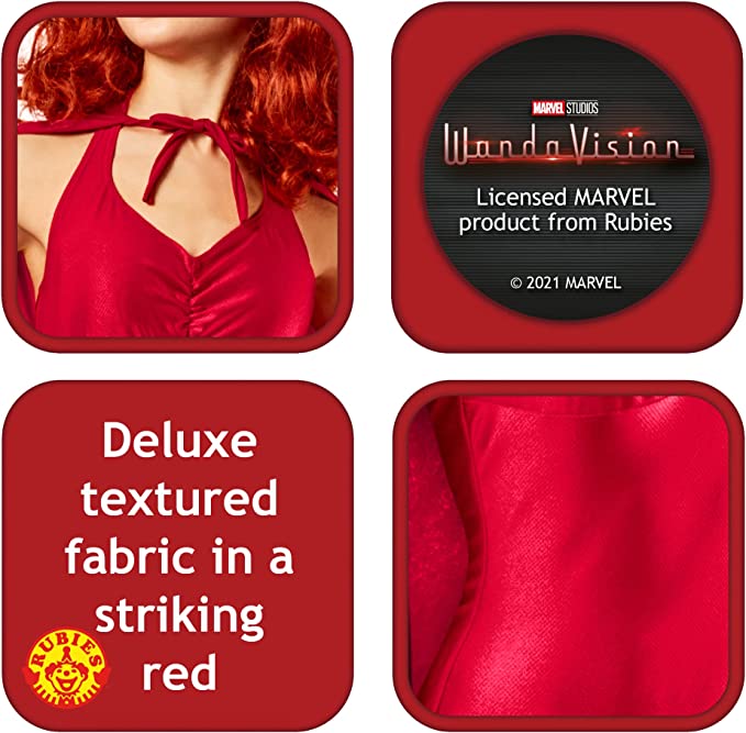 Costumes Australia Wanda Costume Scarlet Witch Classic WandaVision Red Dress_7