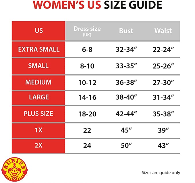 Costumes Australia Size Chart Wanda Costume Scarlet Witch Classic WandaVision Red Dress