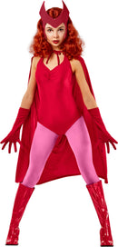 Costumes Australia Wanda Costume Scarlet Witch Classic WandaVision Red Dress_1