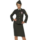 Costumes Australia Wartime Officer Costume Adult Green_1